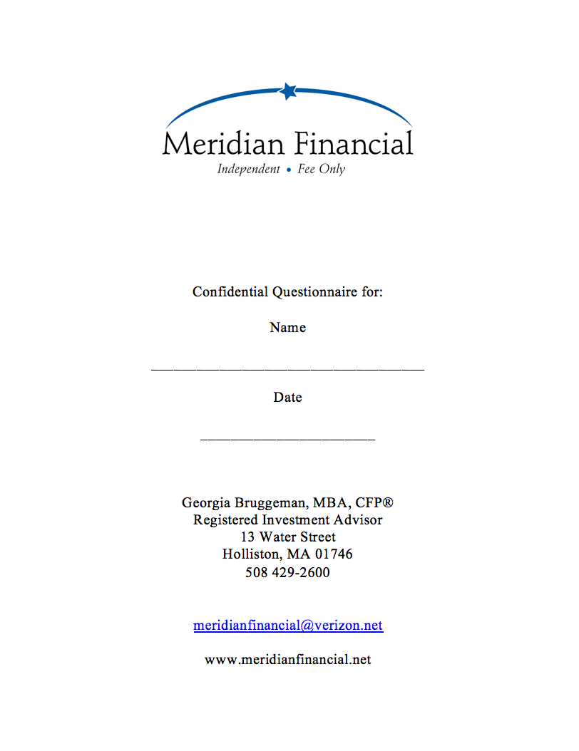 Information Form Meridian Financial Advisors